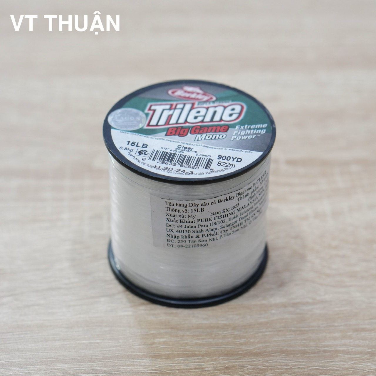 Cước Câu Berkley Trilene Big Game ( Cuộn 1/4Ib Màu Trắng )