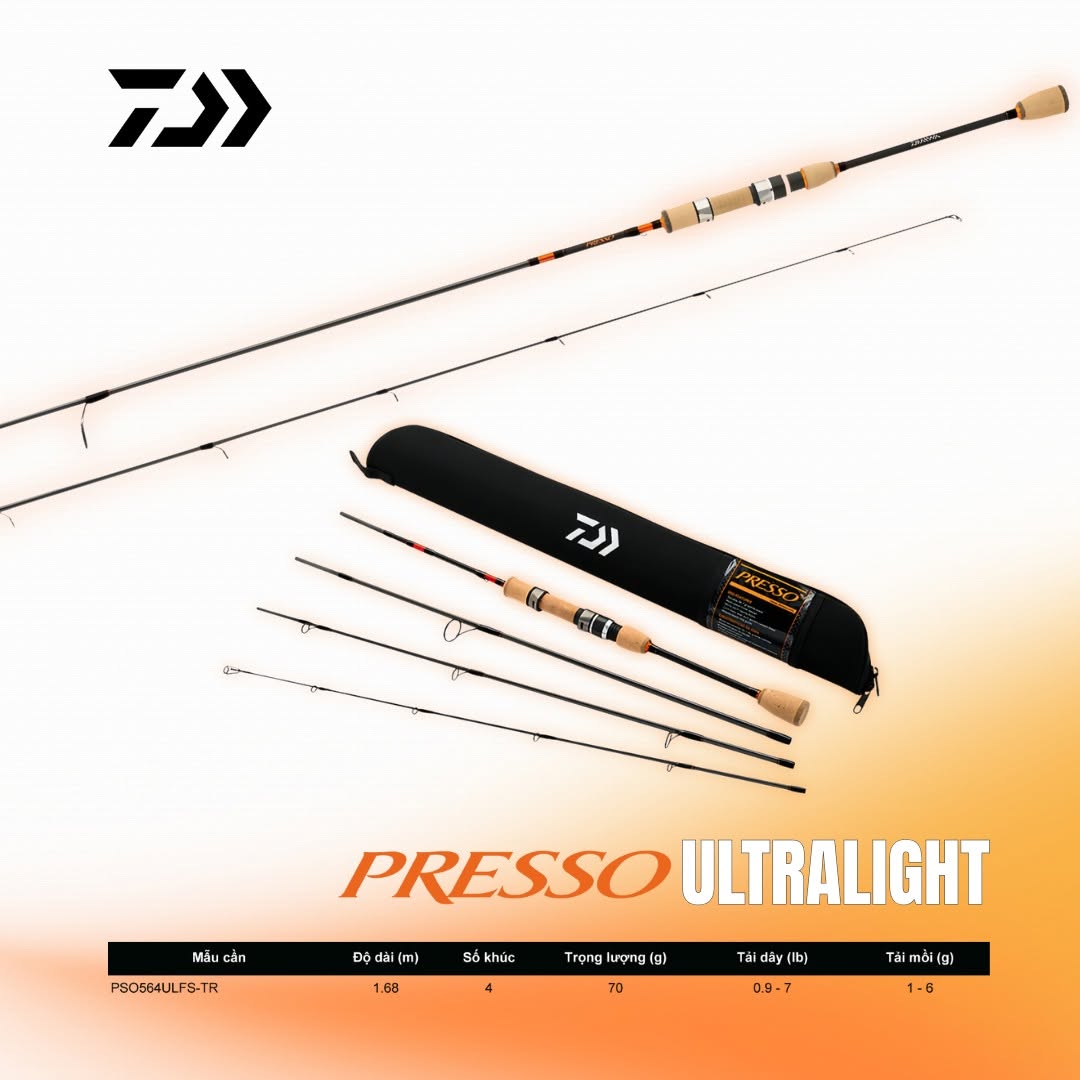Cần DAIWA PRESSO UL