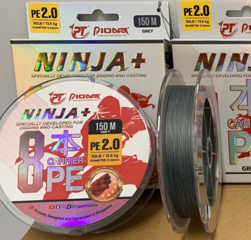 Dây PE X8 Pioneer Ninja Grey