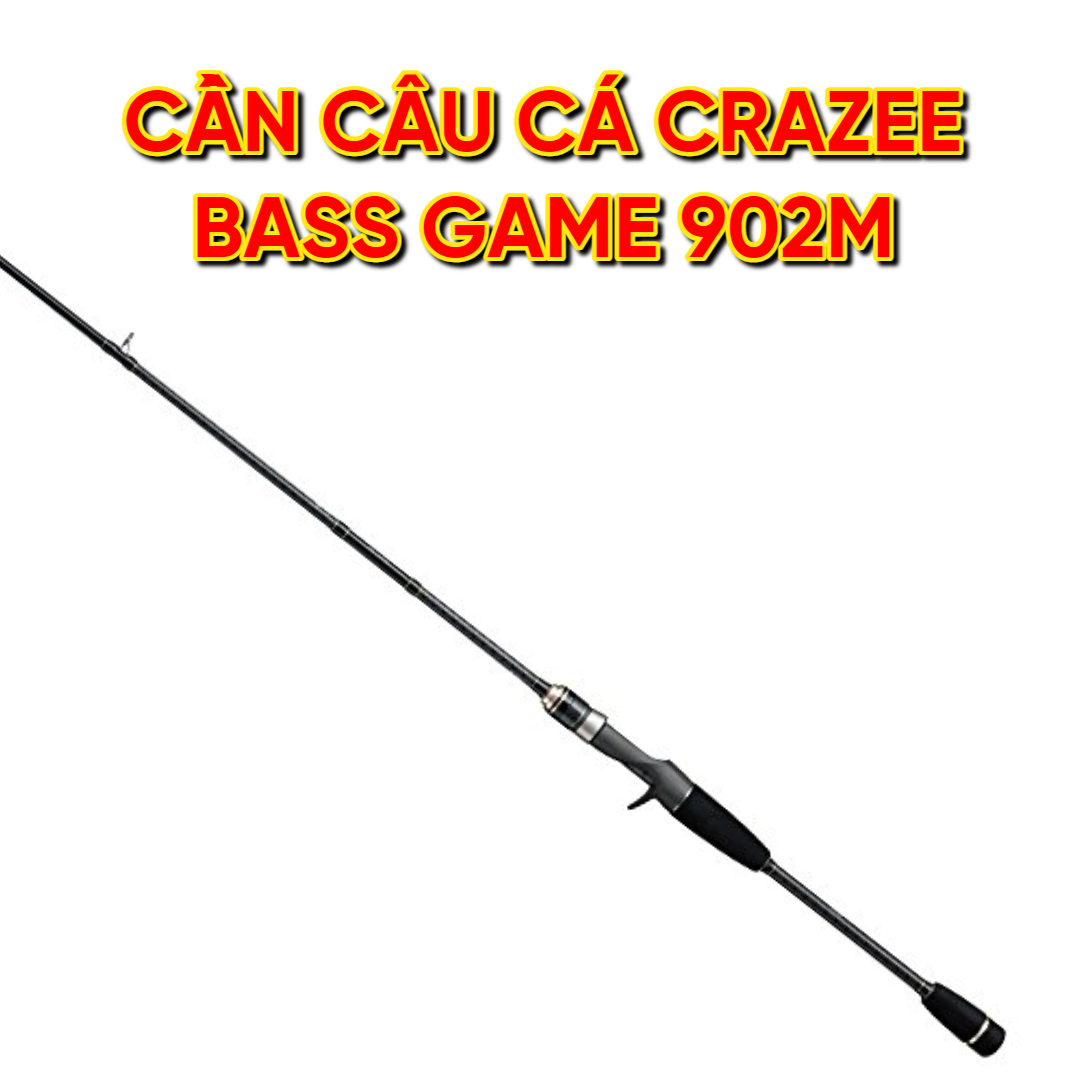 Cần câu cá CRAZEE BASS GAME 902M