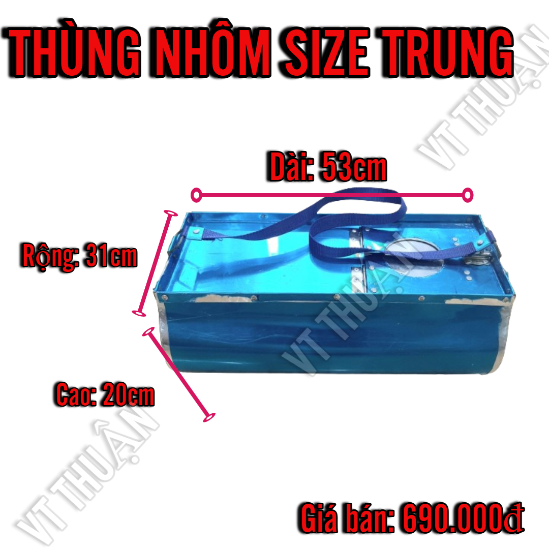 Thùng nhôm đựng cá
