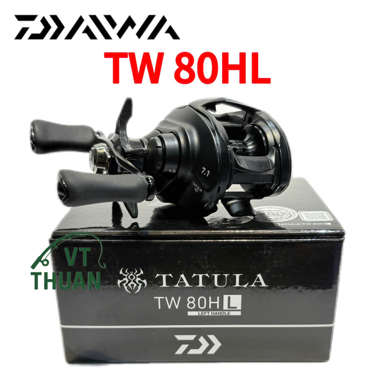 Máy Câu Daiwa Tatula TW 80HL – Hàng Chính Hãng Made in Thailand!