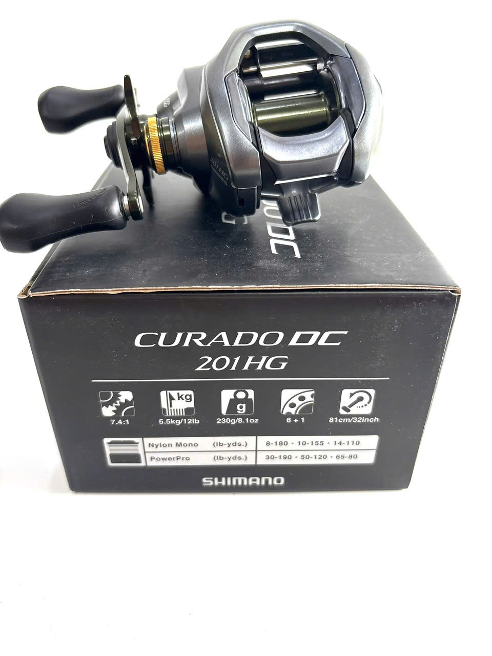 Máy ngang Shimano Curado DC 201HG