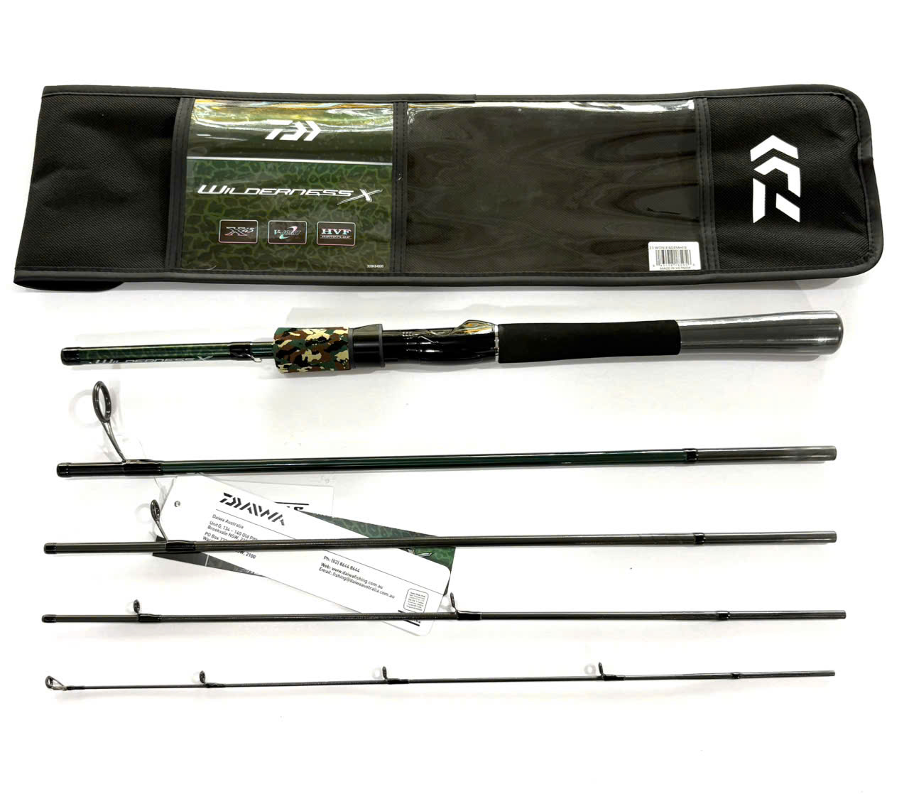 Cần Daiwa Wilderness  4 khúc/ 5 khúc mẫu mới nhất