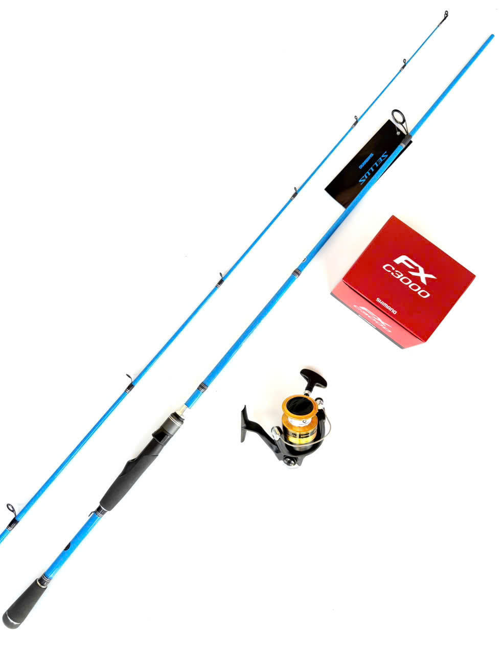 Combo lure 1.080K | Cần Shimano Sellus và Máy Shimano FX