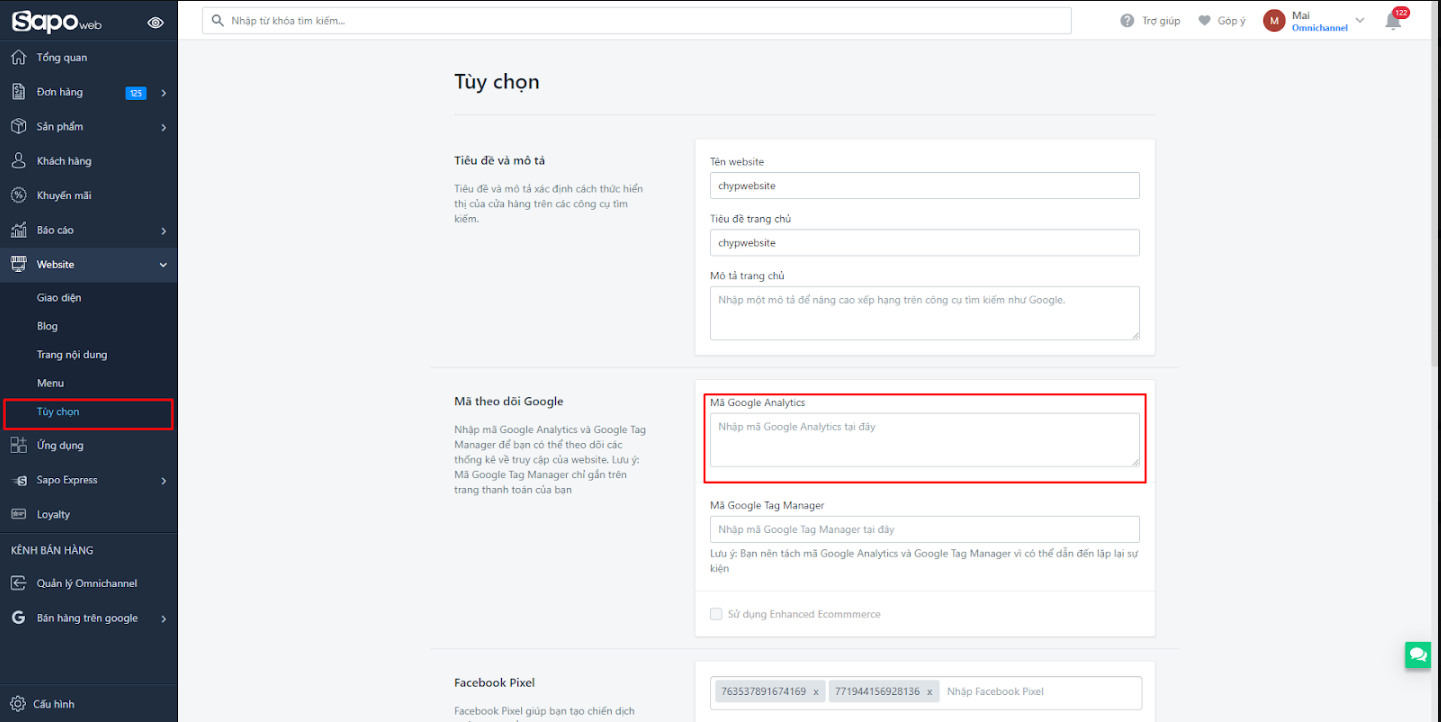 Chuyển đổi Universal Analytics sang Google Analytics 4