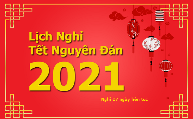 Thông báo lịch nghỉ Tết Nguyên Đán 2021 xuân Tân Sửu Siêu thị Bepnuong.vn