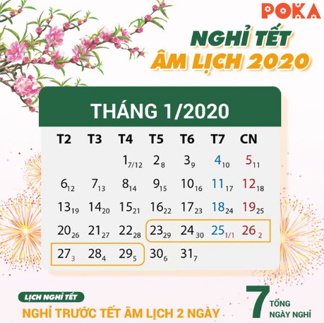 Thông báo lịch nghỉ Tết Nguyên Đán xuân Canh Tý 2020 của Siêu thị Bepnuong.vn