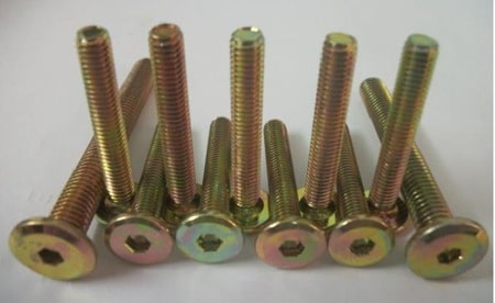 bulong lục giác chìm đầu tròn