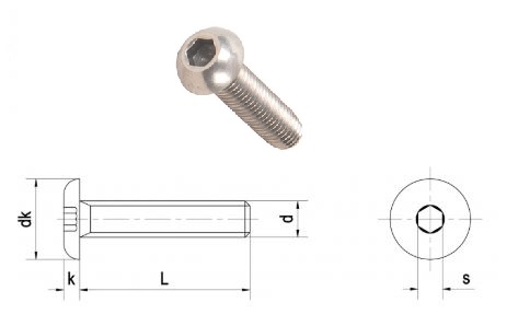 bulong lục giác chìm đầu cầu
