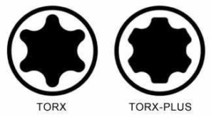 Vít torx plus