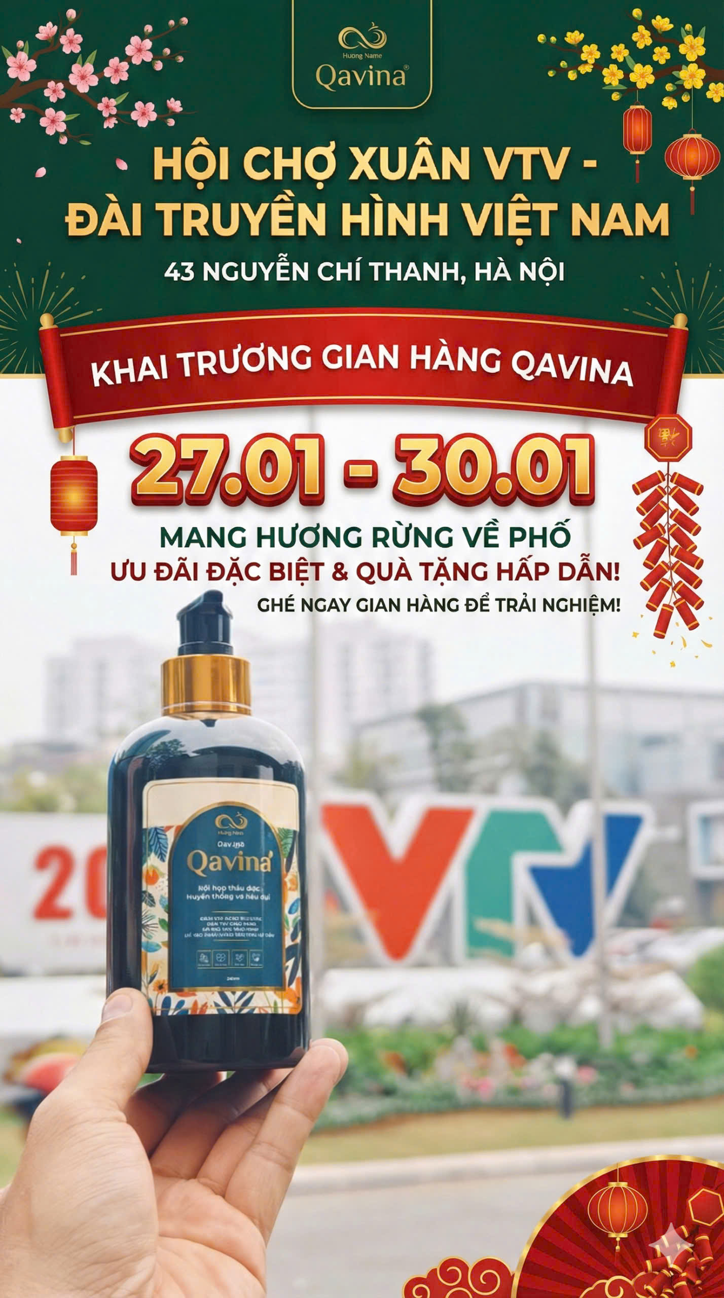 QAVINA GÓP MẶT TẠI HỘI CHỢ XUÂN VTV 2026