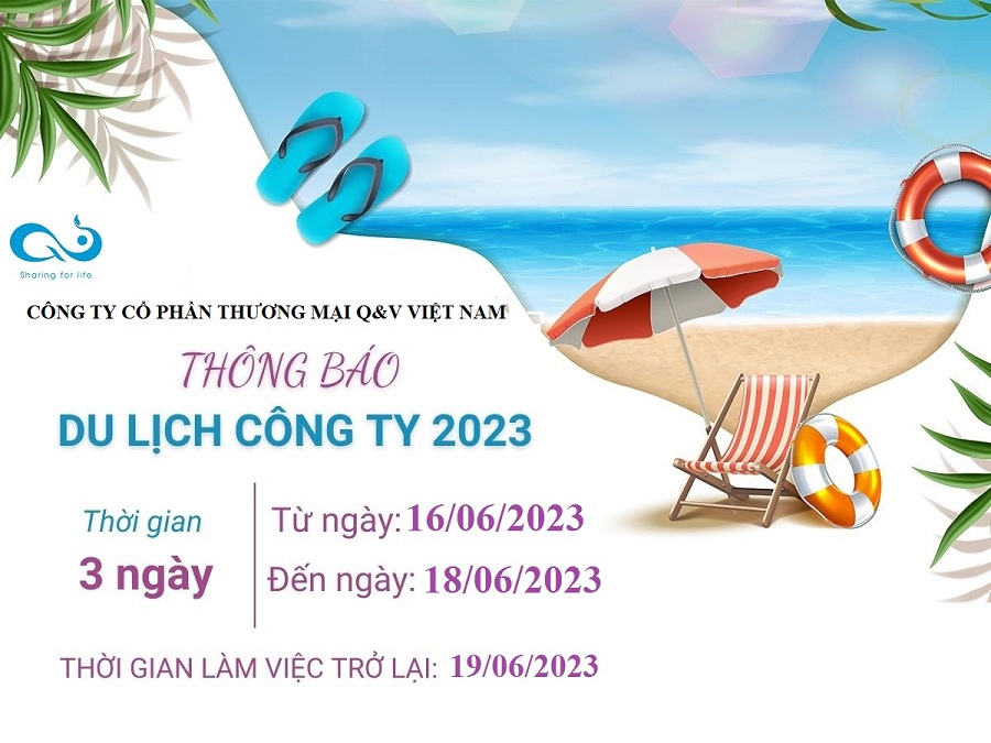 THÔNG BÁO LỊCH DU LỊCH HÈ 2023