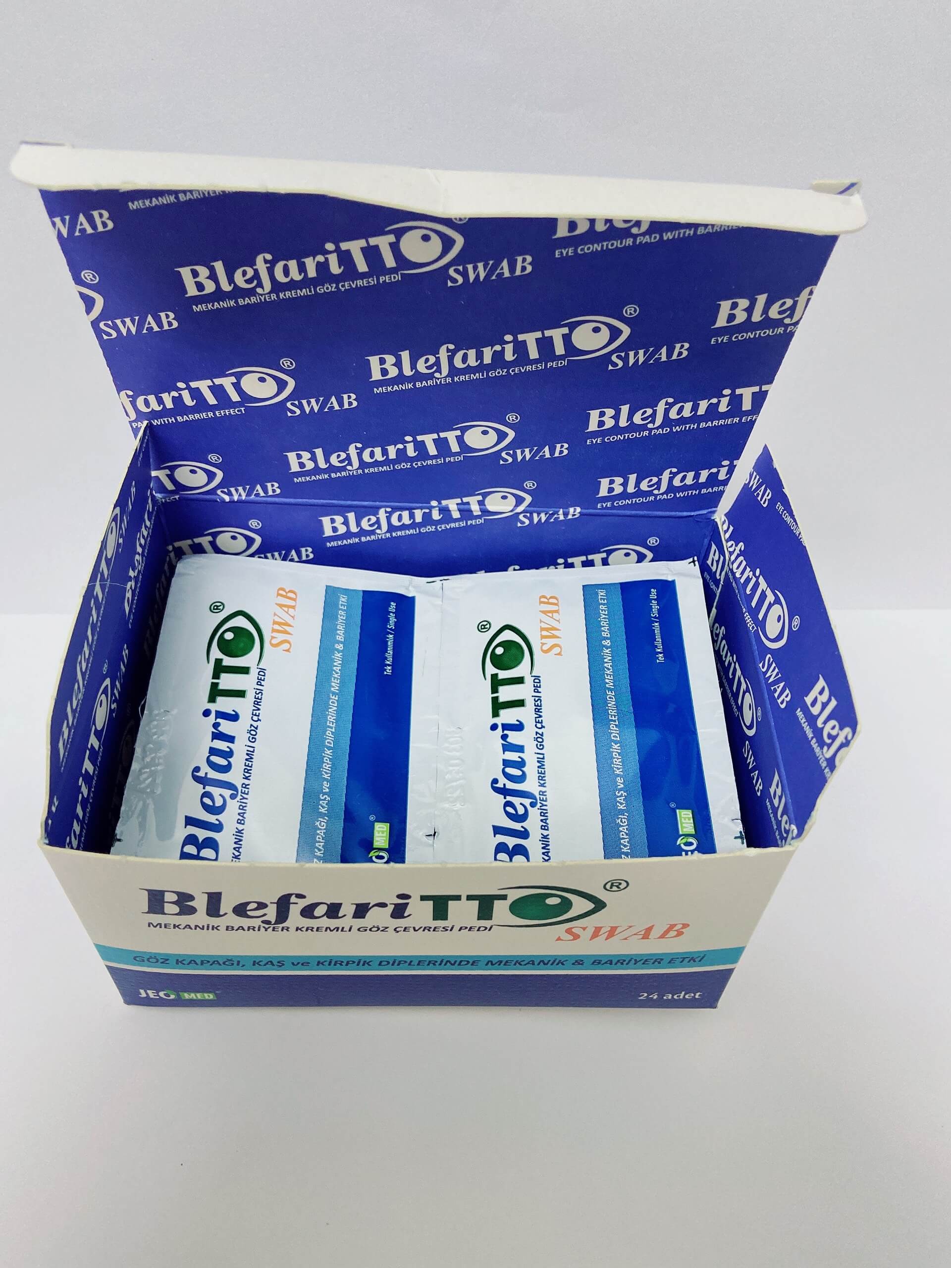 Blefari TTO Swab - khăn swab rửa mắt chuyên dụng Công Ty CPTM Q&V Việt Nam
