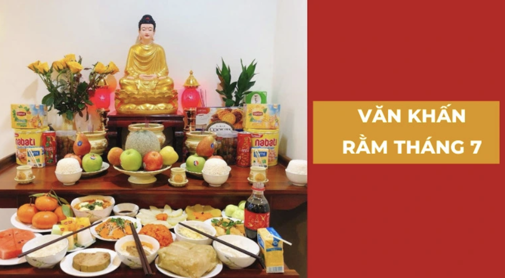 Văn khấn Rằm tháng 7 năm 2025 chuẩn và đầy đủ nhất