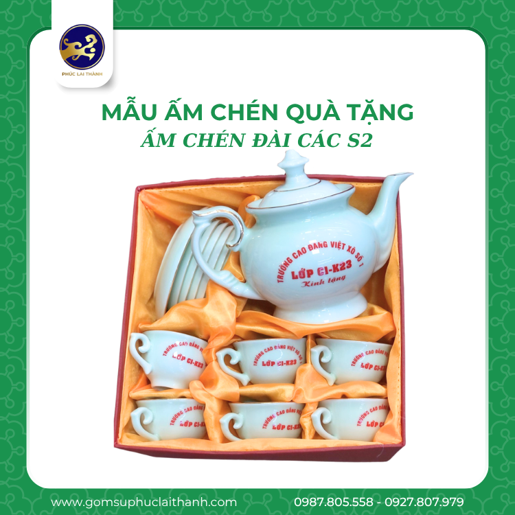 Ấm chén Đài Các S2