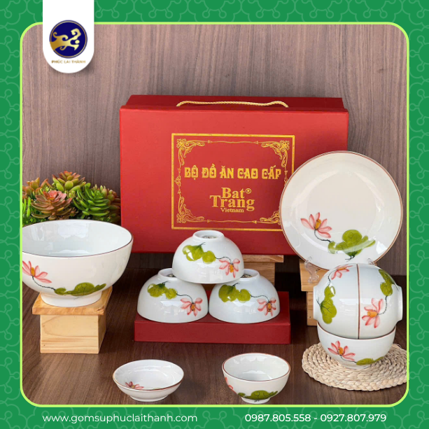 SET QUÀ TẶNG BÁT ĐĨA CAO CẤP