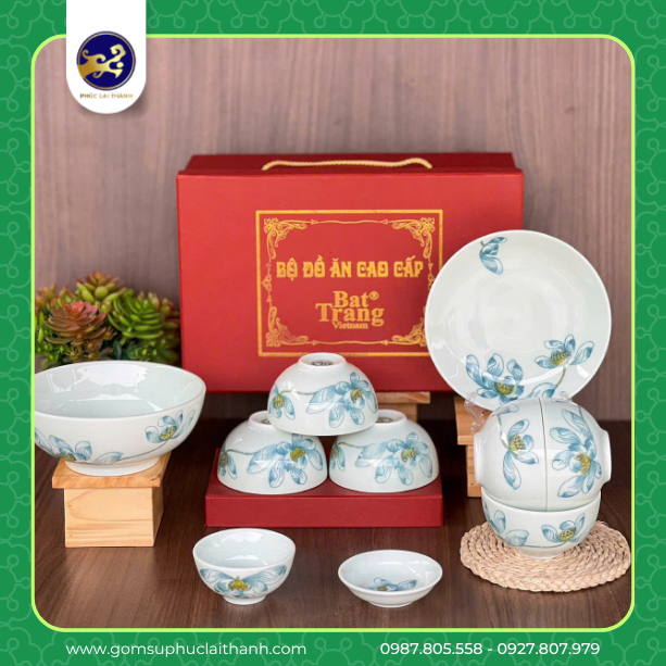 SET QUÀ TẶNG BÁT ĐĨA CAO CẤP