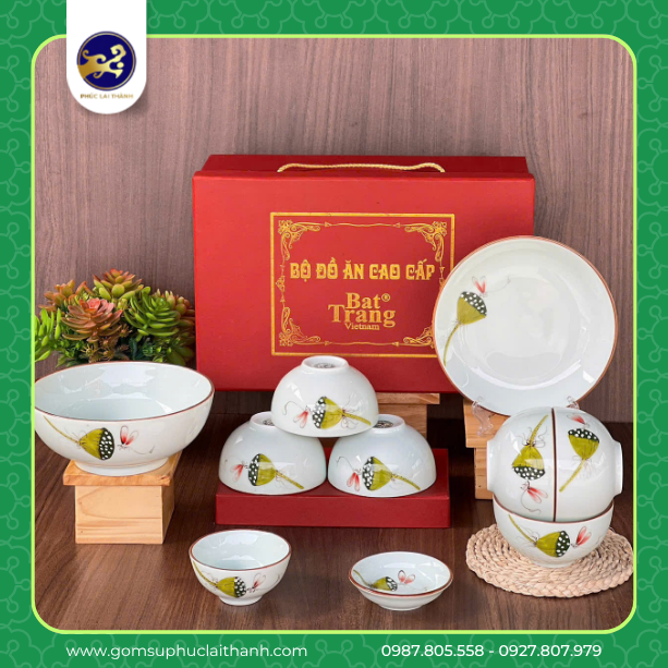 SET QUÀ TẶNG BÁT ĐĨA CAO CẤP