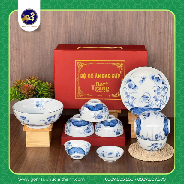 SET QUÀ TẶNG BÁT ĐĨA CAO CẤP