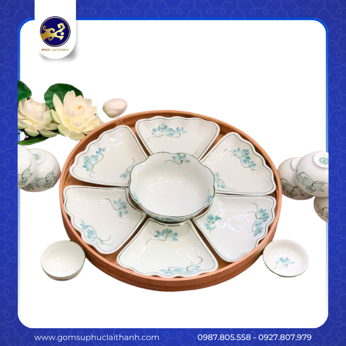 BỘ HOA MẶT TRỜI SEN XANH