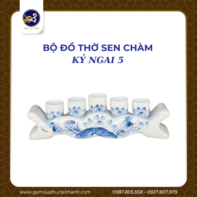 Bộ đồ thờ Sen Chàm