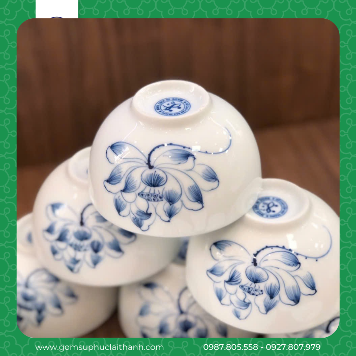 BỘ BÁT ĐĨA LIÊN HOA