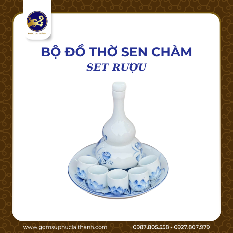Bộ đồ thờ Sen Chàm