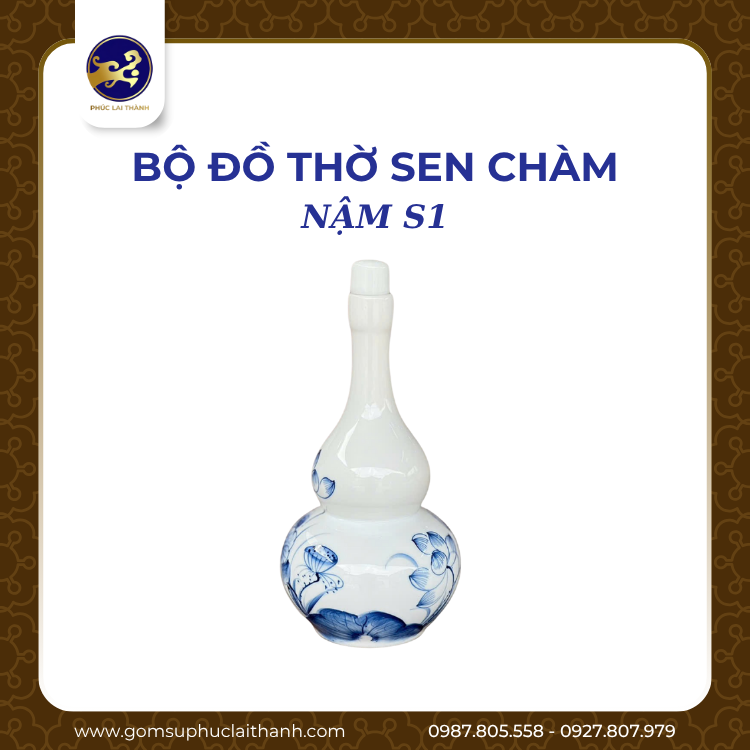 Bộ đồ thờ Sen Chàm
