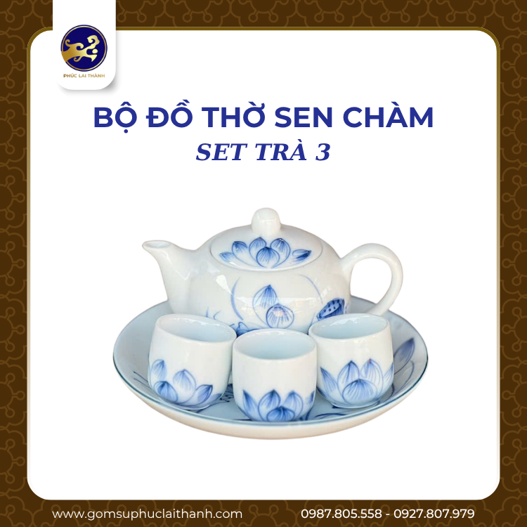 Bộ đồ thờ Sen Chàm