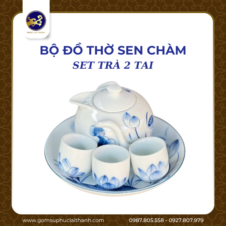 Bộ đồ thờ Sen Chàm