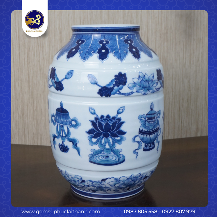 BÌNH PHONG THUỶ BÁT BẢO
