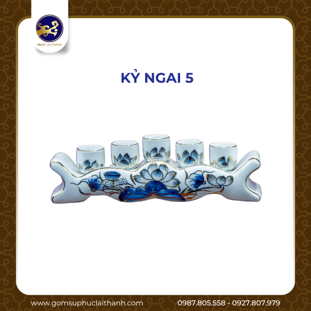 BỘ ĐỒ THỜ SEN CHÀM VÀNG KIM