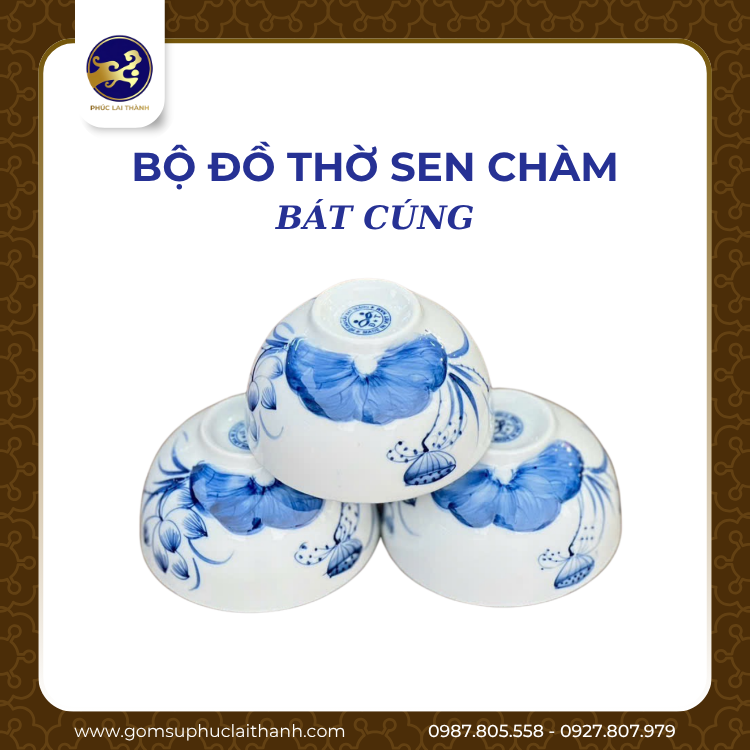 Bộ đồ thờ Sen Chàm
