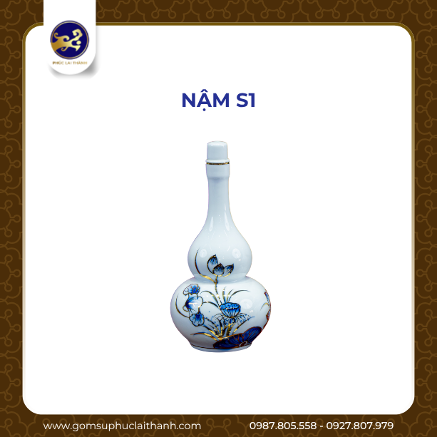 BỘ ĐỒ THỜ SEN CHÀM VÀNG KIM