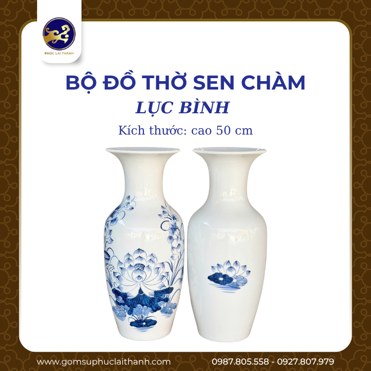 Bộ đồ thờ Sen Chàm