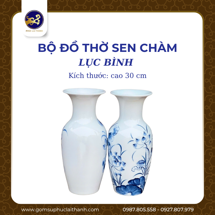 Bộ đồ thờ Sen Chàm