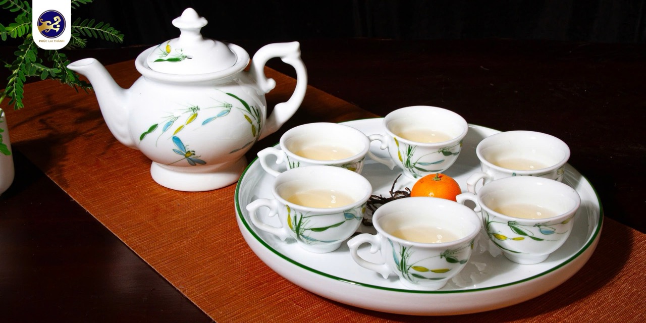 Bộ trà Đài Các Trúc Chuồn