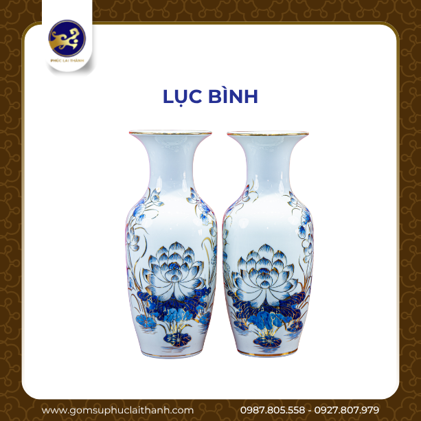 BỘ ĐỒ THỜ SEN CHÀM VÀNG KIM