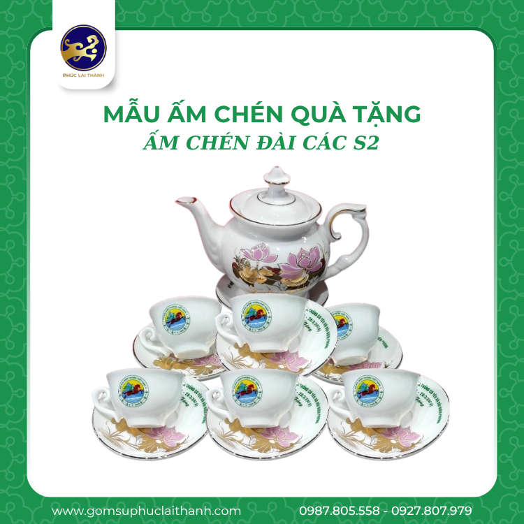 Ấm chén Đài Các S2