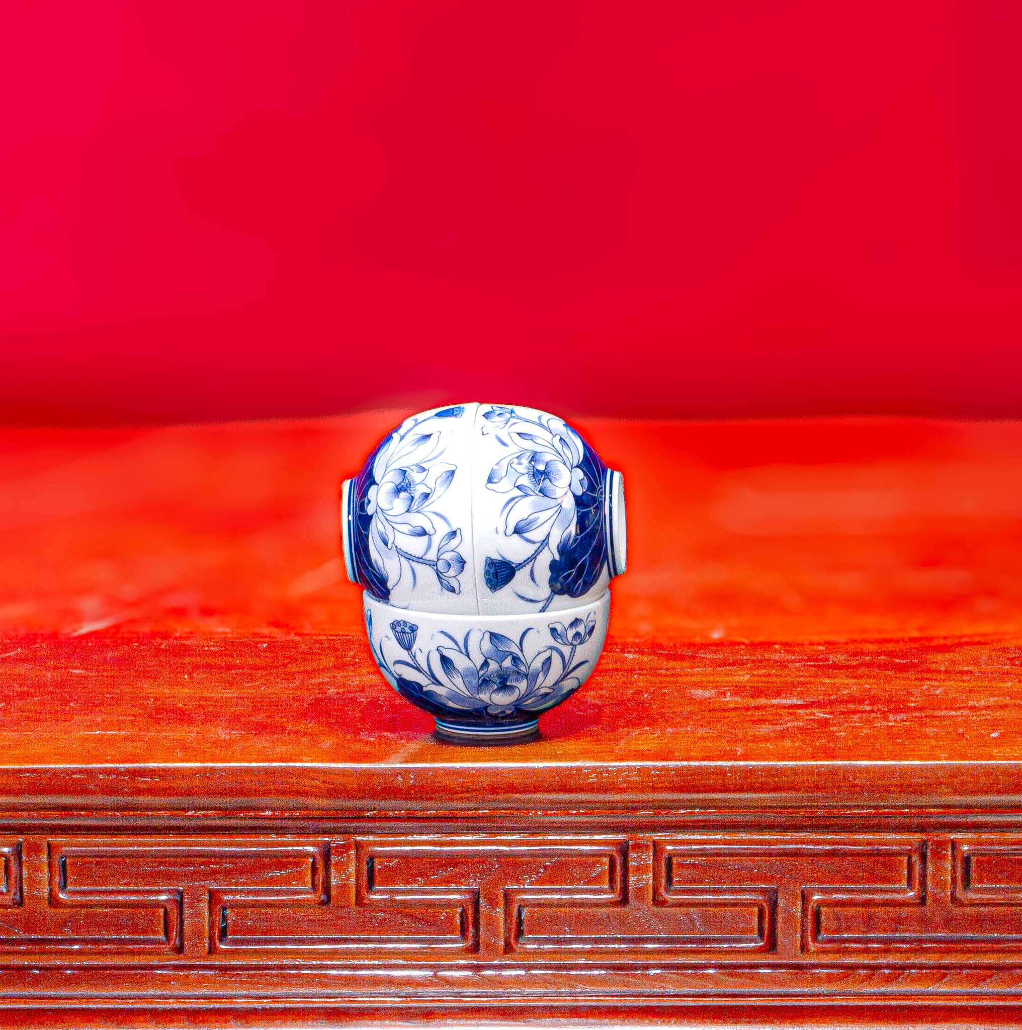 Bát cúng Bạch Ngọc Liên Hoa