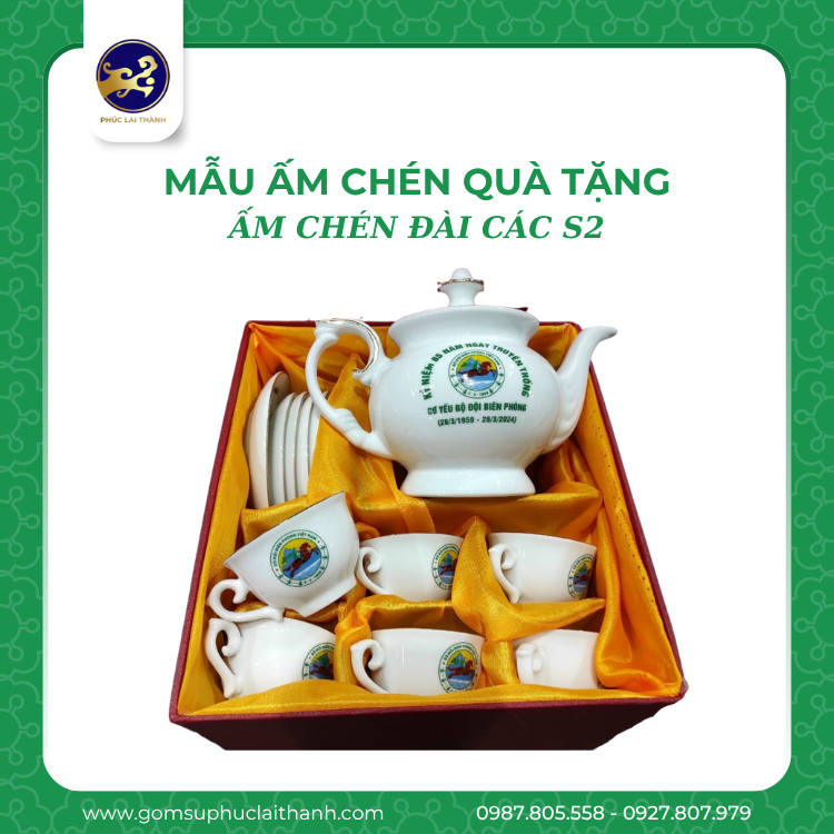 Ấm chén Đài Các S2