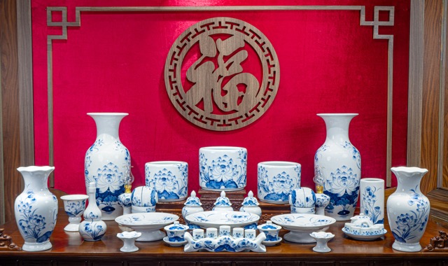 Bộ đồ thờ SEN CHÀM