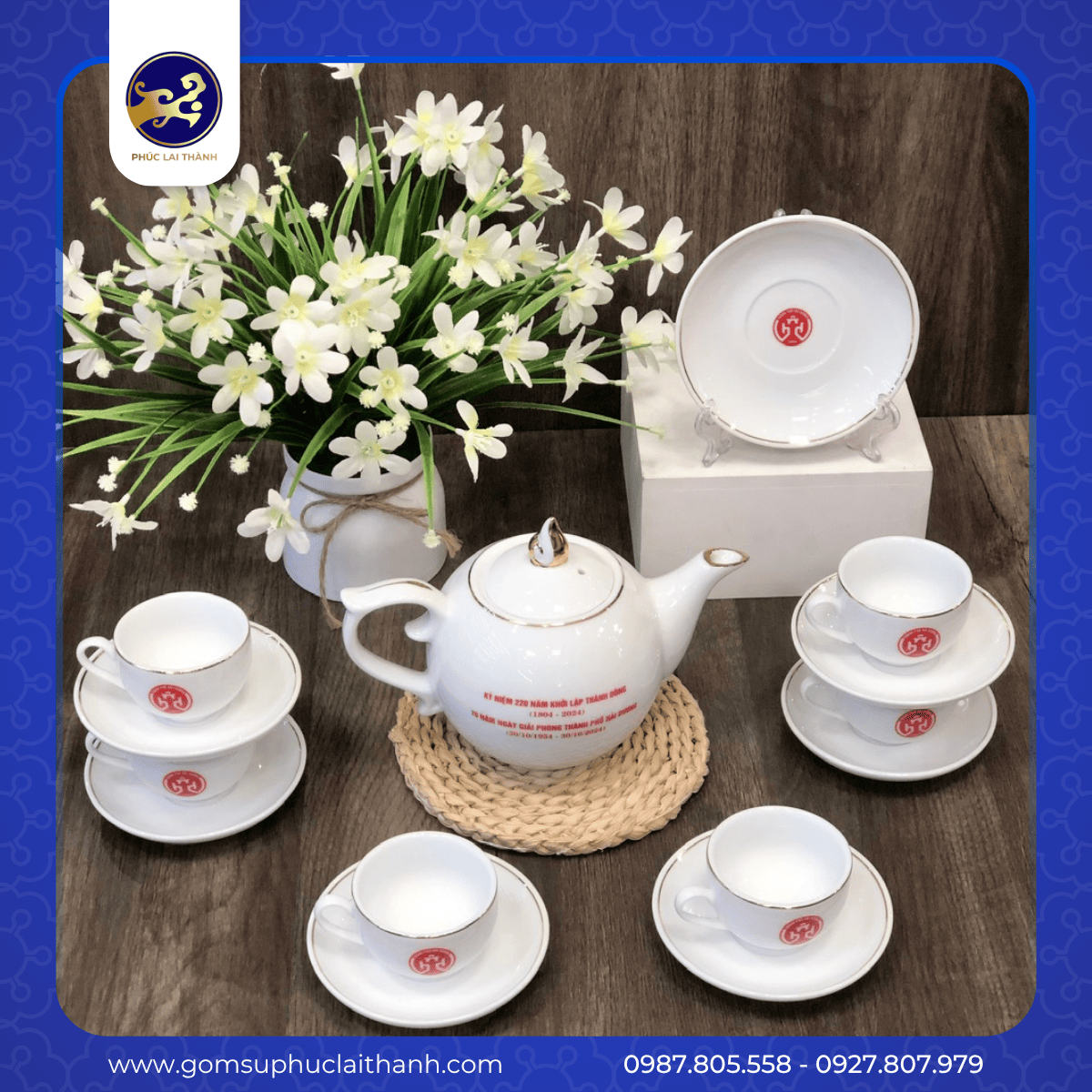 Bộ ấm chén Chóp Lửa S3