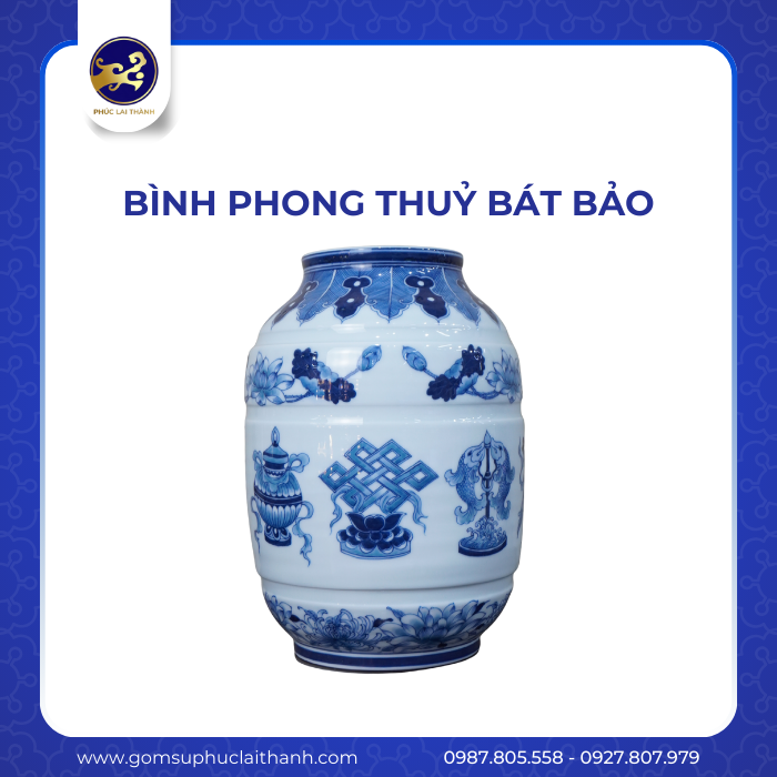 BÌNH PHONG THUỶ BÁT BẢO