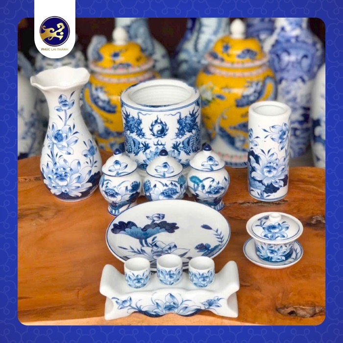 SET THẦN TÀI BẠCH NGỌC LIÊN HOA