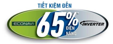 Tiết kiệm điện năng lên đến 65%