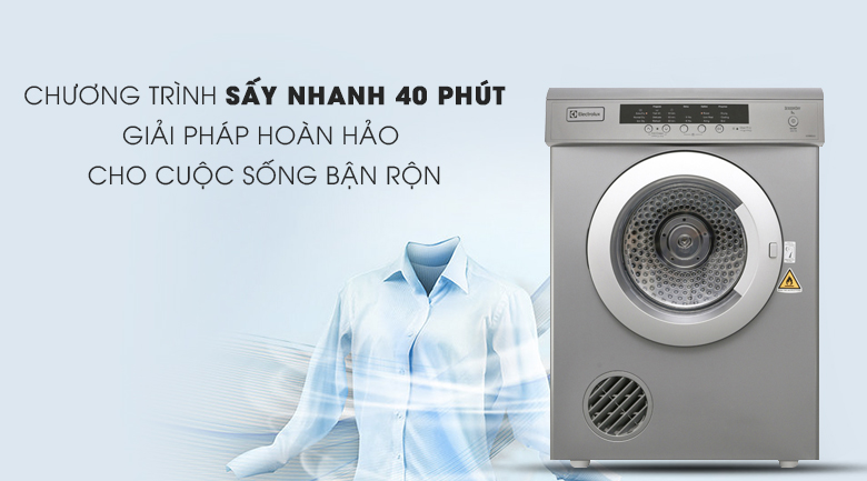 Kết quả hình ảnh cho Máy sấy Electrolux 8 Kg EDV8052S