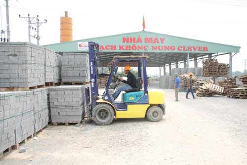 Bắc Giang: Được khuyến khích sử dụng, gạch không nung vẫn ế