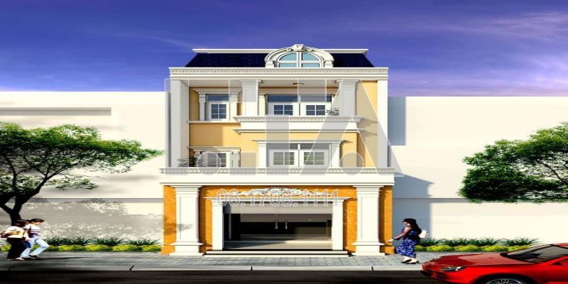 Thiết kế kiến trúc tân cổ điển rất chú trọng thiết kế mái